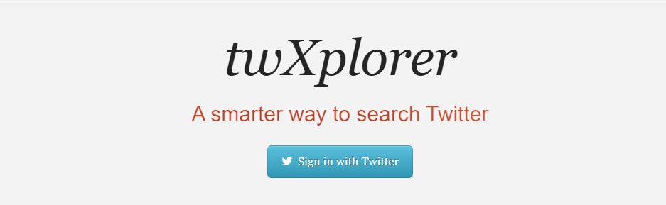 twXplorer - Herramientas para gestionar Twitter