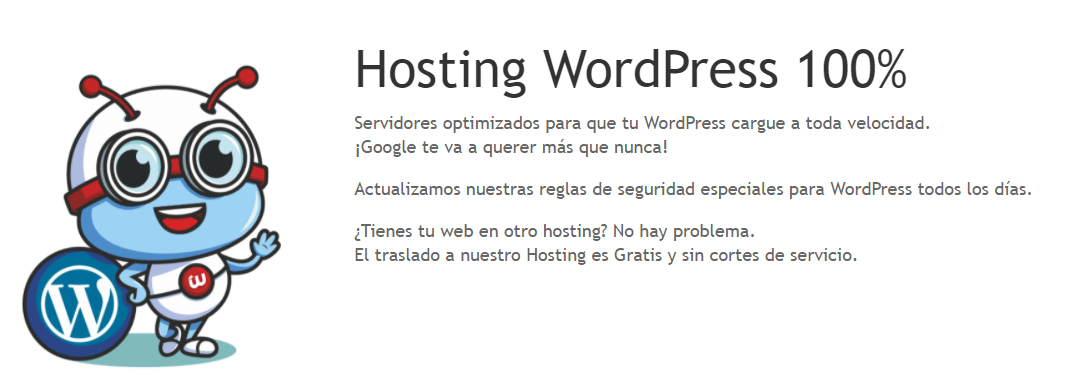 Webempresa Hosting WordPress