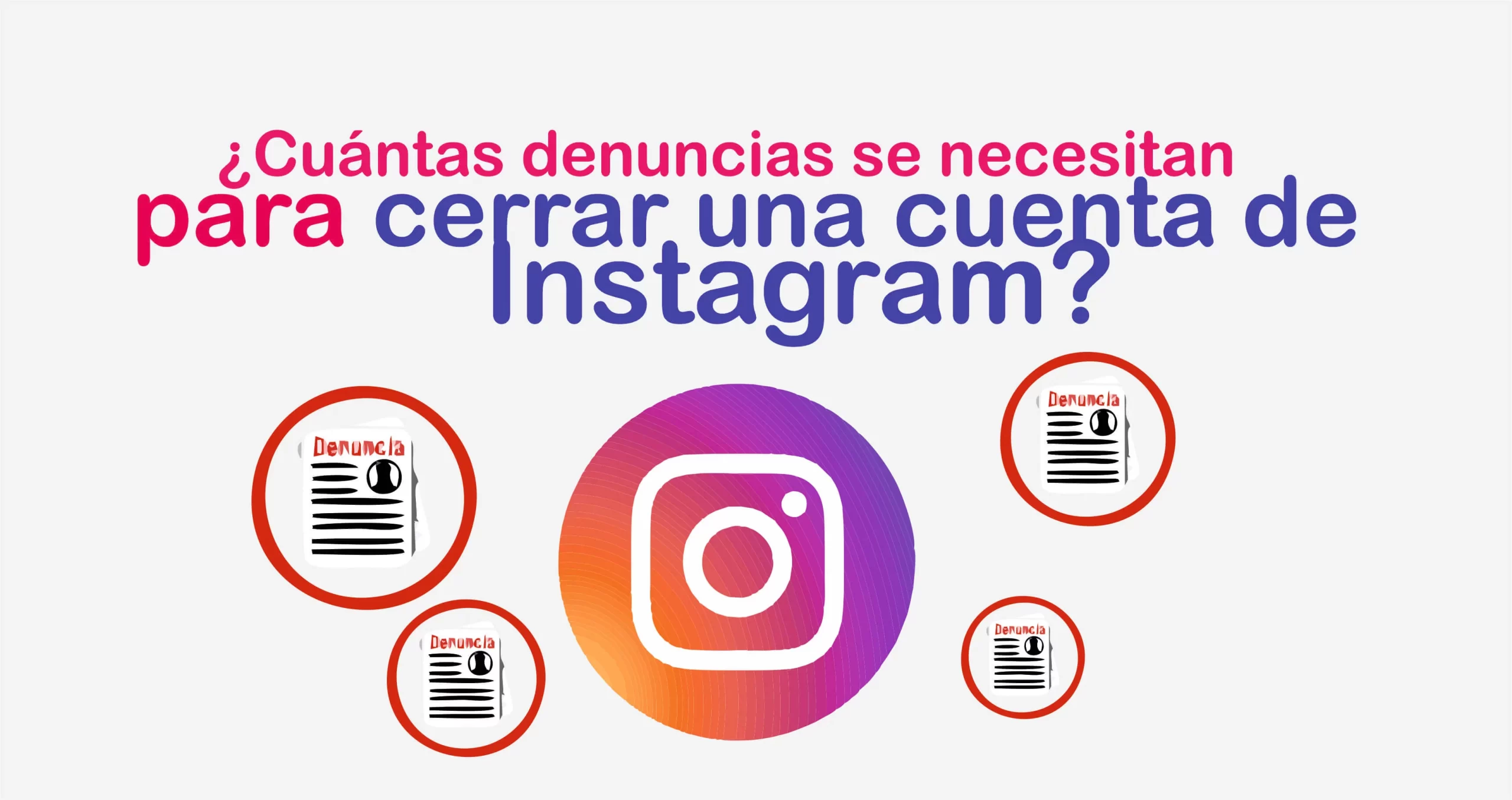 Cuantas denuncias se necesitan para eliminar una cuenta en Instagram:…